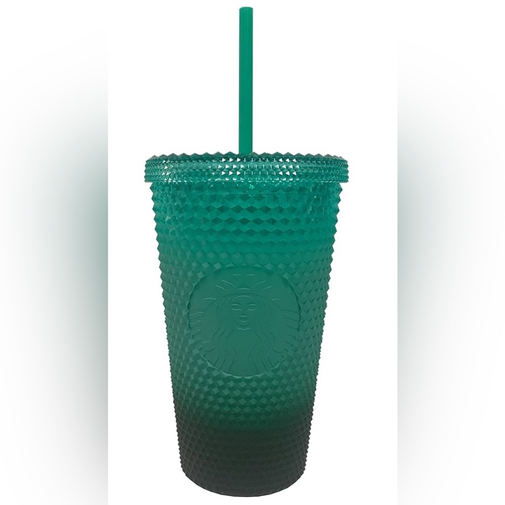Starbucks Green Gradient Studded Tumbler Fall Winter Holiday 2022